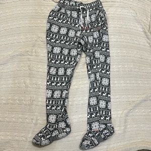 Feejays footie sweatpants size medium